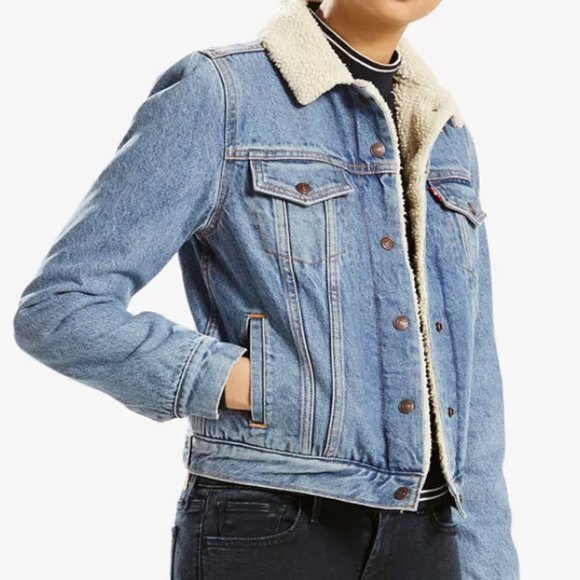 Levi's Women's Original Sherpa Trucker - Picture 1 of 3